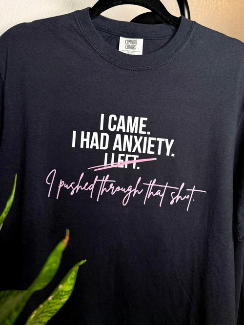 SHOWED UP ANYWAY TEE