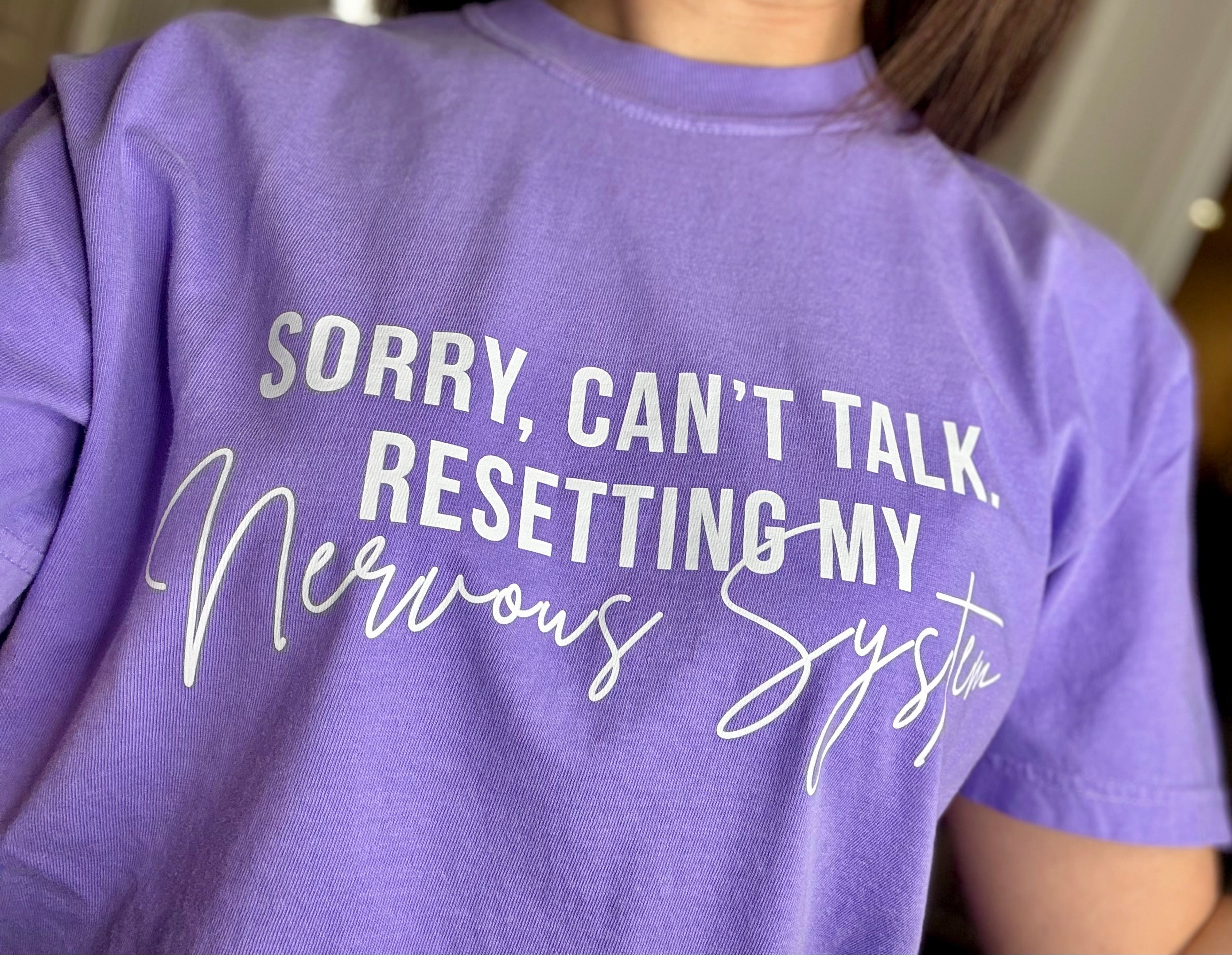 SORRY, CAN’T TALK TEE