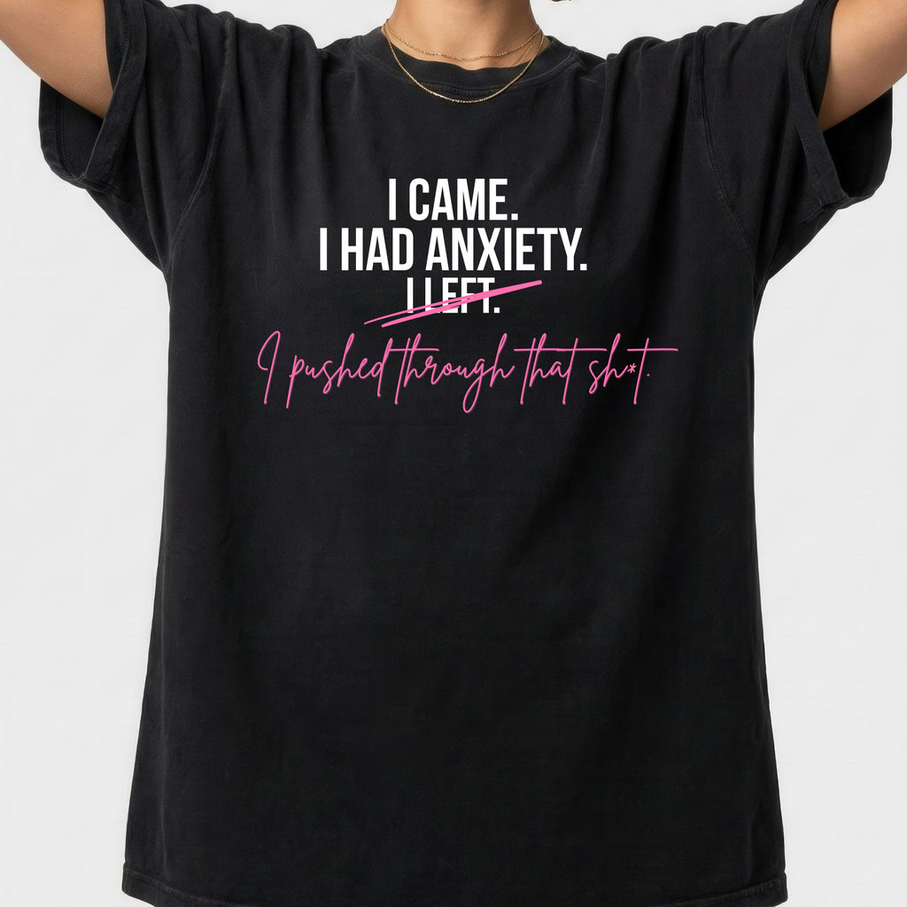 SHOWED UP ANYWAY TEE