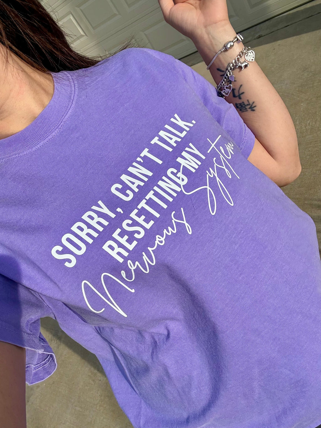 SORRY, CAN’T TALK TEE