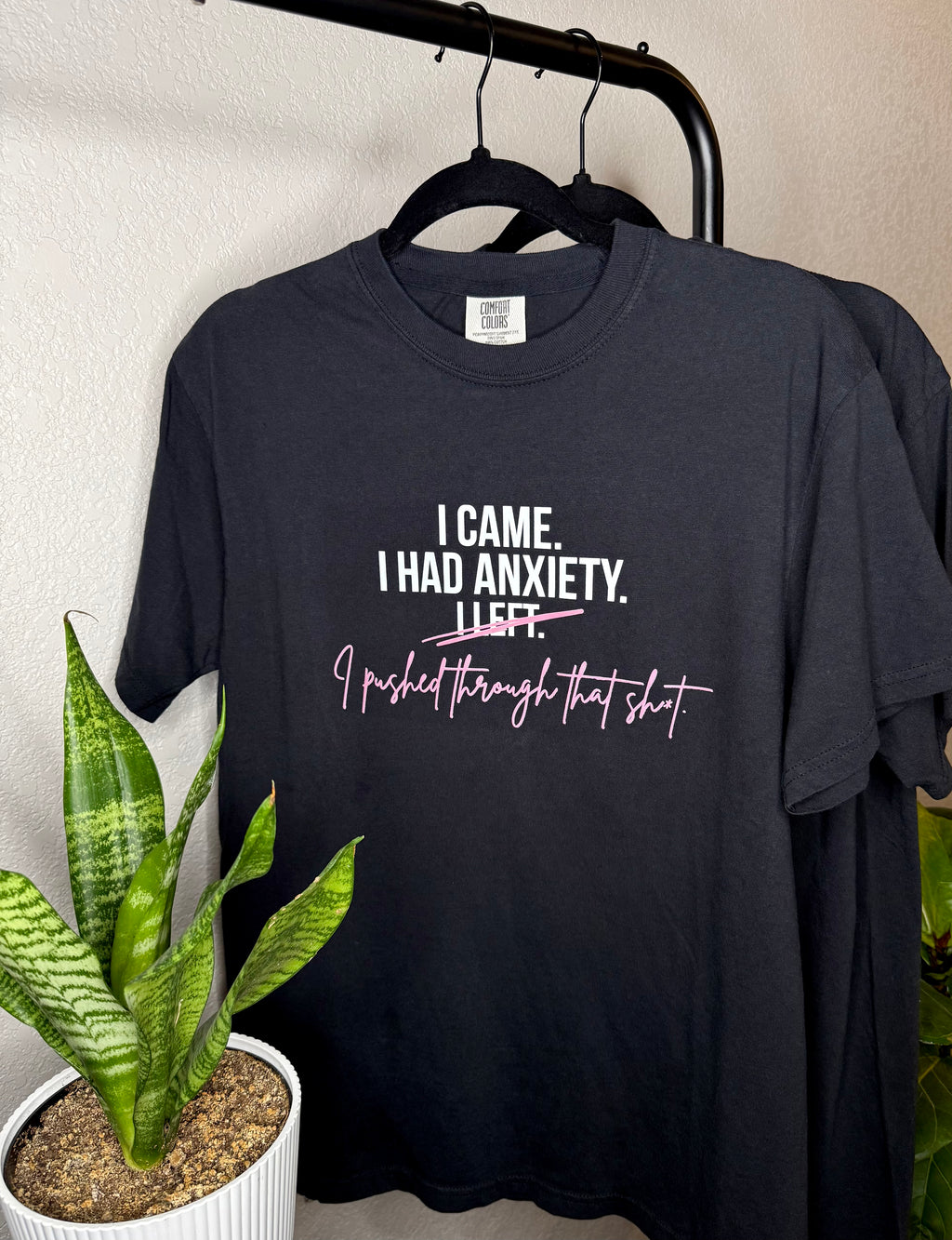 SHOWED UP ANYWAY TEE