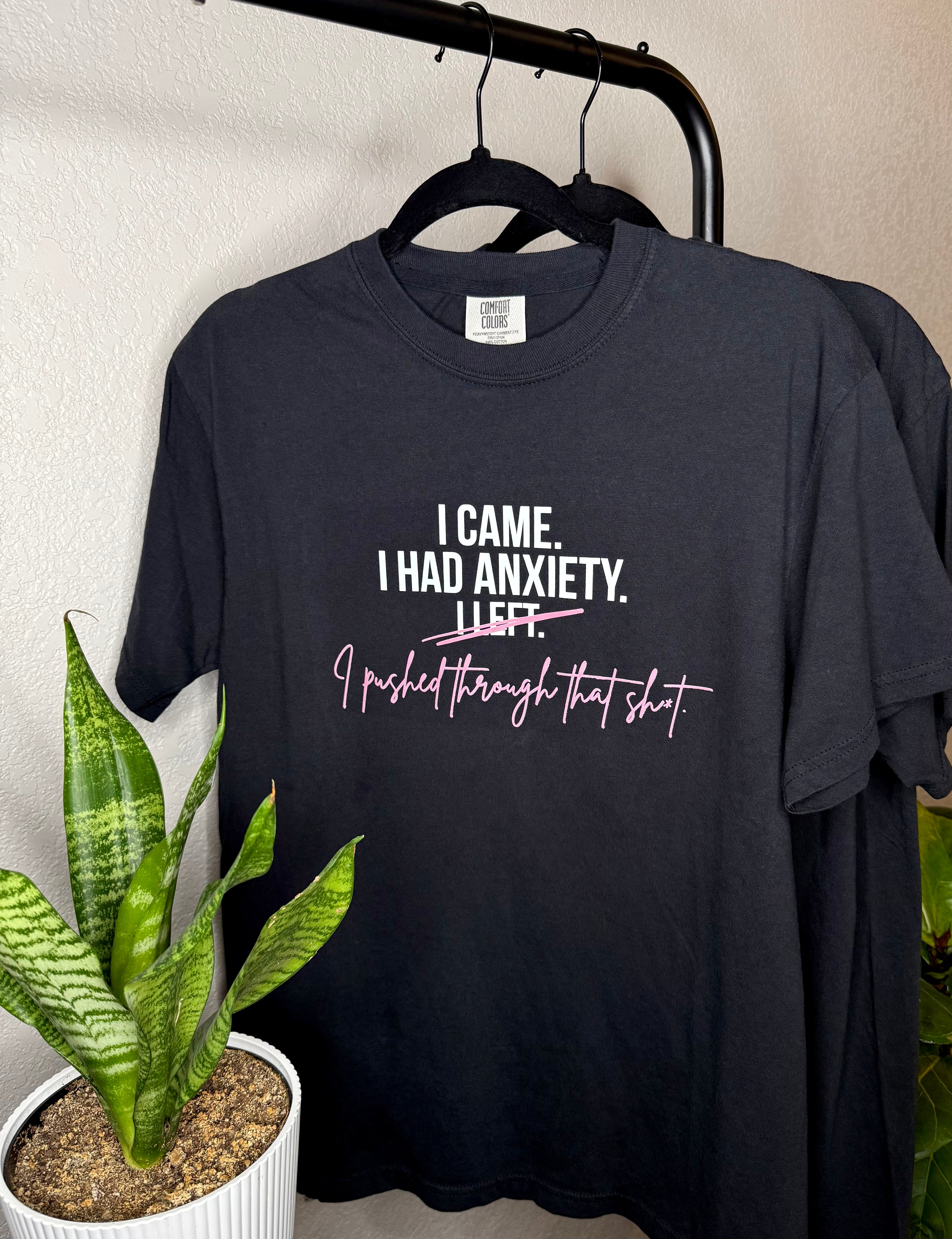 SHOWED UP ANYWAY TEE
